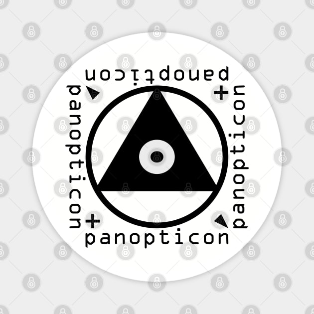 Panopticon Global Surveillance System Magnet by EnvelopeStudio